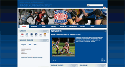Desktop Screenshot of nada-rugby.hr